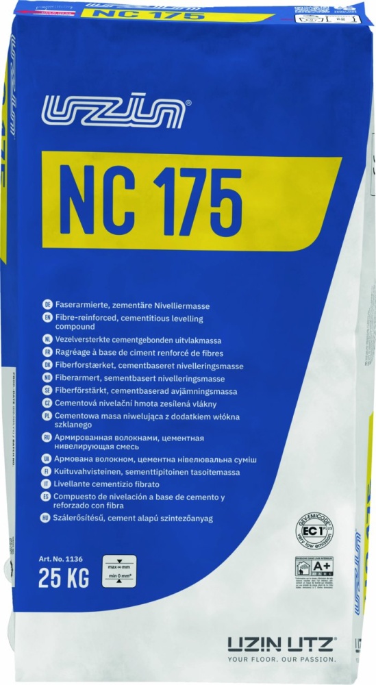 Uzin NC 175 Faserarmierte Zement-Spachtelmasse für Holz
