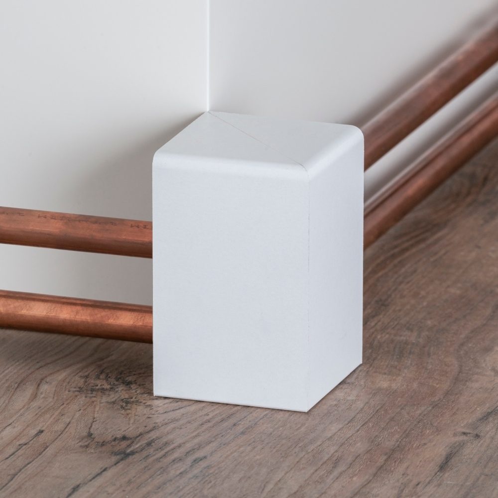 MDF Rohrabdeckleiste Außenecke Mod box