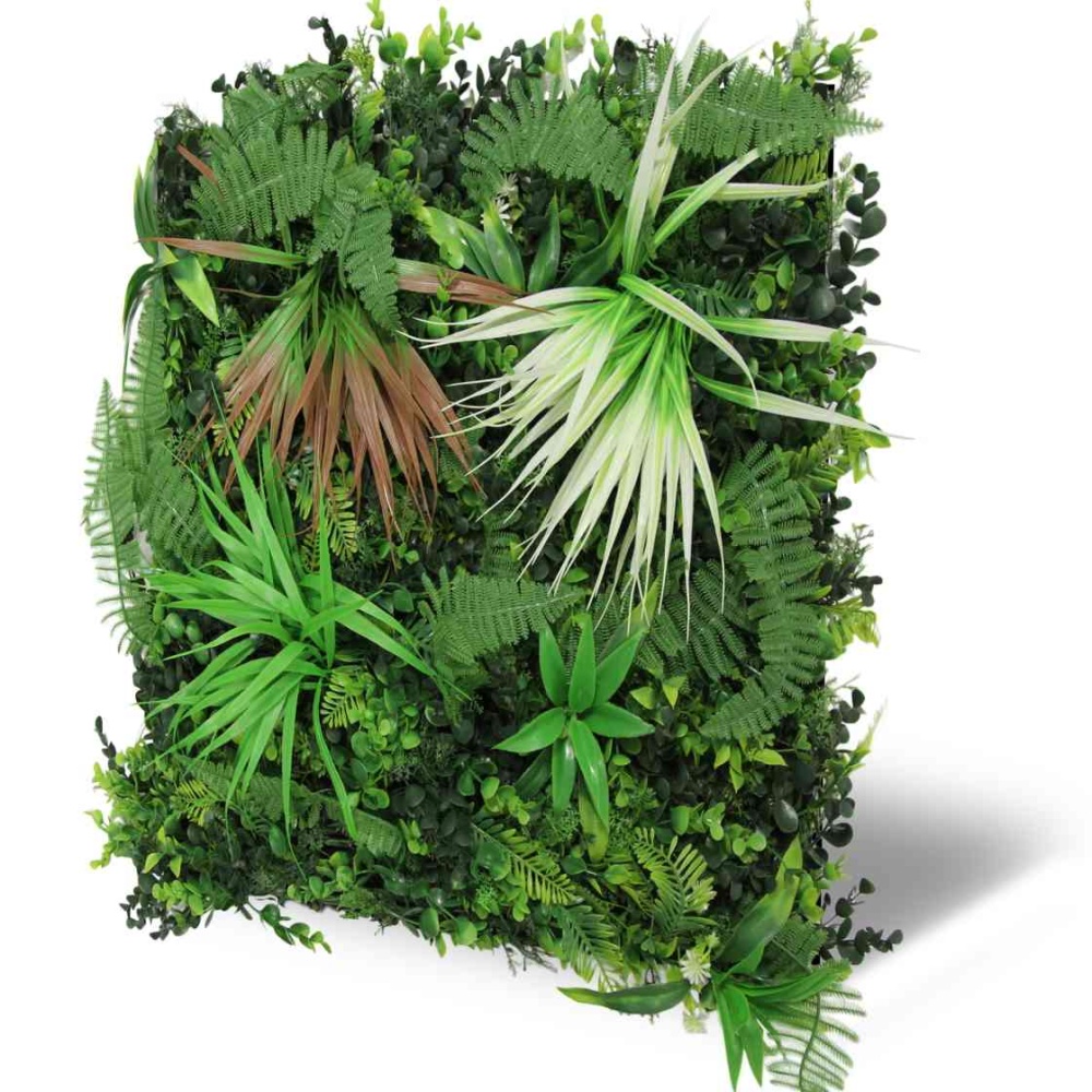 Skando Wall - Flora exotisch grün | Kunstpflanzen-Wandp