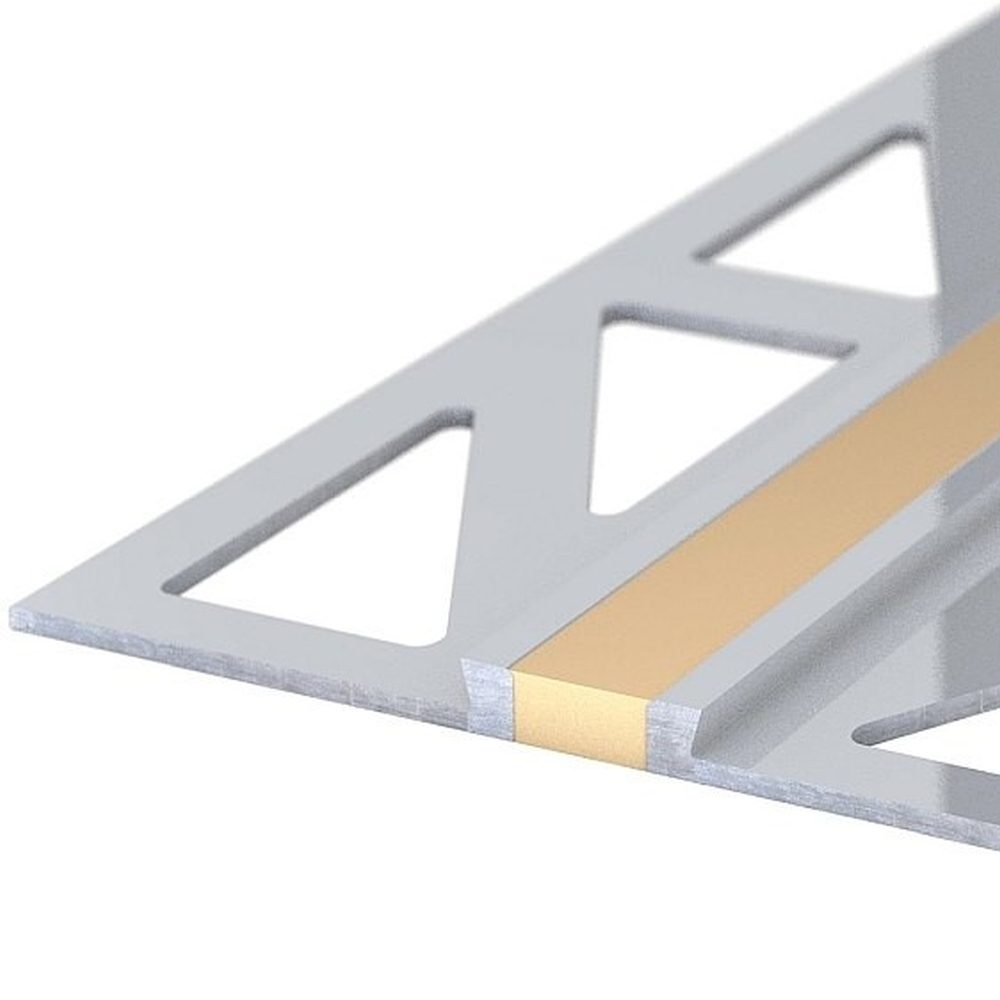 Aluminium-Dehnfugenprofil | für 2,0mm starke, verklebte