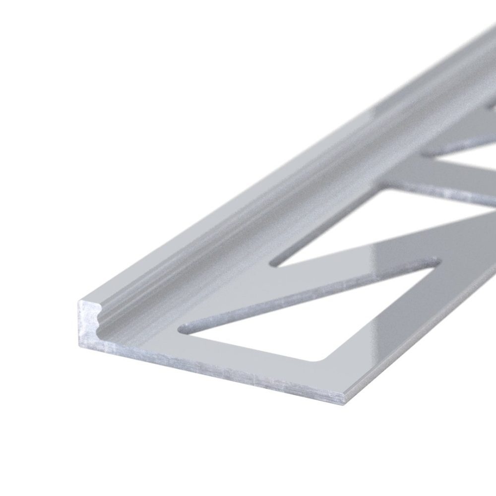 Abschlussprofil aus Aluminium | für 2,5 - 3,0mm starke,