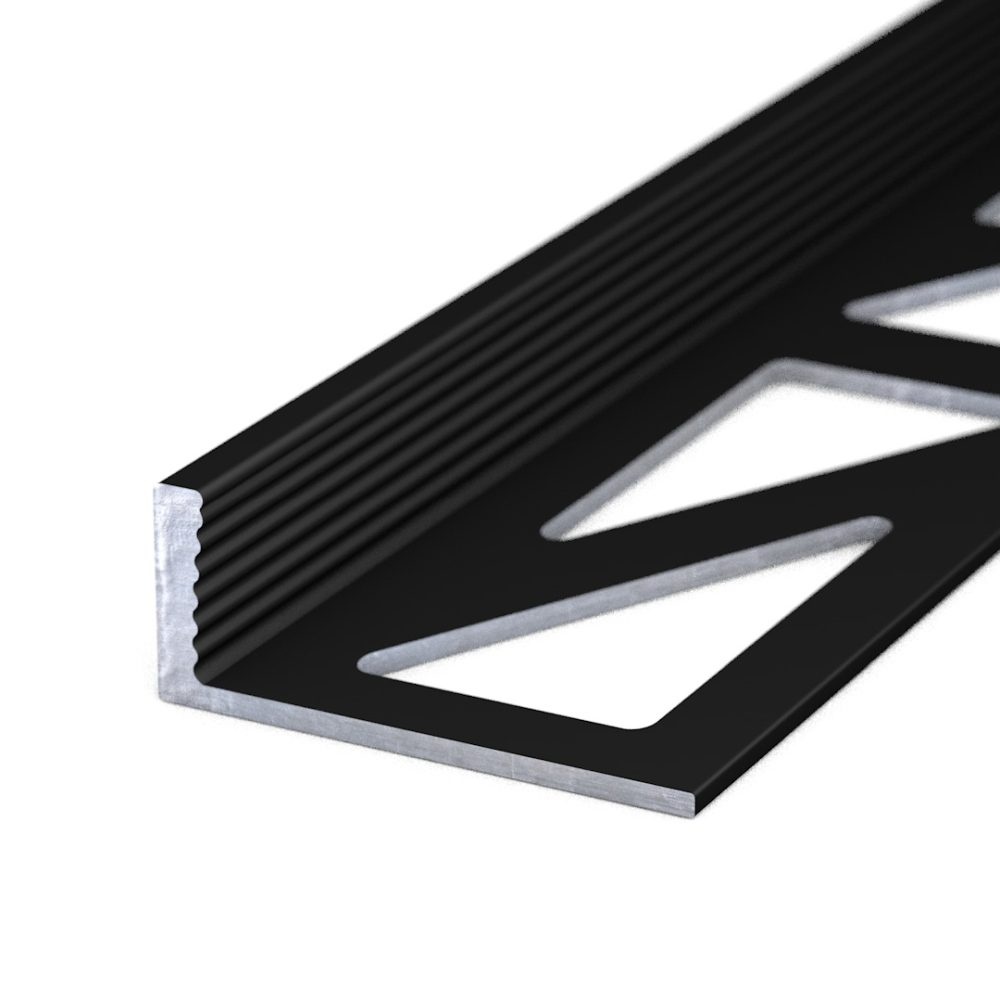 Abschlussprofil aus Aluminium | für 8mm starke, verkleb